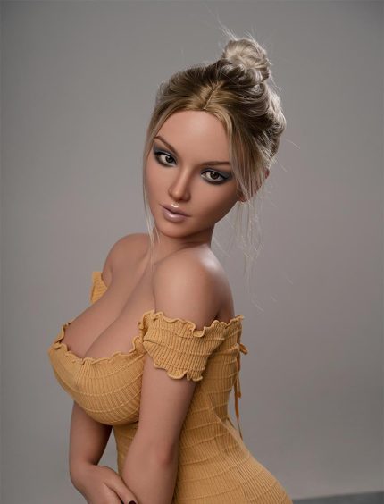 HWC85 Ainsley has a sexy brown wheat skin silicone doll
